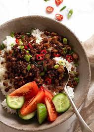 Vietnamese Caramelised Pork Bowls Recipe Ground Pork Recipes Pork Mince Recipes Other Meat Recipes