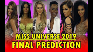 Prior to announcing this year's winner, harvey told the audience, this is always a tough moment for me, referring back to the time he accidentally. Miss Universe 2019 Final Prediction Top 20 Youtube
