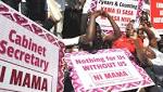 Women protest demanding slots Uhuru's