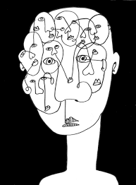 Black And White Face Drawing One Line Abstract Face Drawing Abstract Face Art Line Art Drawings Pen Drawing