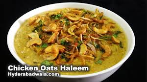 Chicken Oats Haleem Hyderabadi Authentic Homemade Ramadan Special Daleem Oats Recipes Yum Yum Chicken Oats