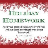 Give Your Kids Holiday Homework Without Them Knowing Holiday Homework Holidays With Kids Kids Homework