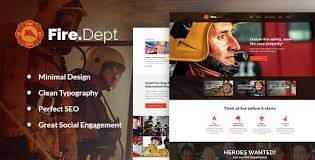 Thousands of fire departments and communiity members have also added logos, photos of fire stations, fire apparatus and firefighters. Download Free Fire Department Fire Station And Security Wp Theme Professional Wordpress Themes Wp Themes Fire Prevention