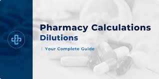 Dilutions Dilution Calculations For Pharmacy Students