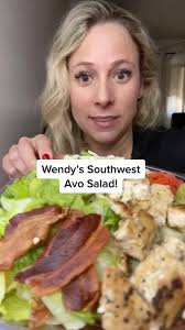 On the hunt for the best fast food salad and Wendy’s was pretty decent!!  which place should I try next?? #wendys #fastfood #salad #talkintasty  #mukbang #eatingshow