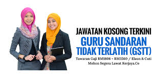 Permohonan hanya boleh dibuat secara dalam talian dengan melayari laman web ipgm mulai 23 september pemohon yang tidak menerima sebarang maklumat selepas 3 november 2019 adalah dianggap tidak berjaya. Jawatan Kosong Guru Sandaran Tidak Terlatih Gstt Kerja Kosong Kerajaan