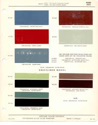 Paint Chips 1951 Ford Crestliner Ford Paint Chips Car Painting