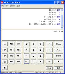Get new version of free calculator. Calculator V1 2 Karen S Power Tools