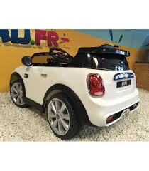Plusieurs conditions doivent être remplies. Mini Cooper Blanc 12 Volts Electrique Pour Enfant
