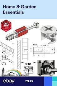 Hafele Minifix O12mm Cam Lock Bolts Fixing Dowels Furniture Fittings Flat Pack Woodworking Basics Woodworking Workshop Woodworking Workbench
