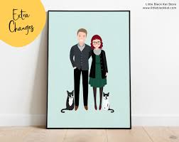 Extra Changes to Your Custom Drawn, Digital Portrait or Colour Changes to a  Digital Download