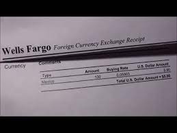 Wire transfer fees from august 2020 for wells fargo consumer accounts. Exchange Foreign Currency For U S Dollars Wells Fargo Bank Youtube