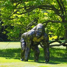Check spelling or type a new query. Gorilla Life Size Bronze Metal Garden Statue