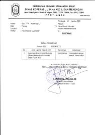 Fungsi surat pengantar dan contoh lengkap surat pengantar yang ditulis dengan baik dan benar untuk segala keperluan. Surat Pengantar Penyampaian Questioner Dinas Koperasi Usaha Kecil Menengah Provinsi Kalimantan Barat