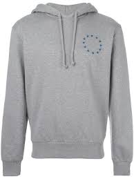 Etoile Hood Europa Sweatshirt In Light Grey Marl Grey Hoodie Men Sweatshirts Mens Sweatshirts