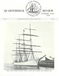 V6 N2 Summer/Fall 1978 Steel 4-Mast Barque 'Edward Sewell' by  maritimemuseum
