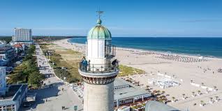 2 Wahrzeichen Von Warnemunde Strand Warnemunde Ostsee Leuchtturm Leuchtturm Rostock Warnemunde Rostock