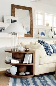 Ralph Lauren Home S Driftwood Sofa And Nautical Decor Transform A Living Rom Into A Soothing Retreat By The Ocean Spool Furniture Decor Living Decor