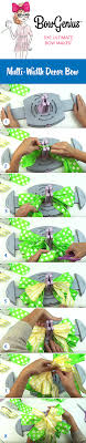 Follow The Tutorial For This Diy By Bow Genius To Create Our Multi Width Decor Bow Using Offray Ribbon Perfect For Holiday Bows Handmade Bows How To Make Bows