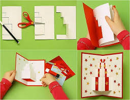 Unten finden sie noch eine schritt für schritt anleitung. Pop Up Weihnachtskarten Selbst Gestalten Und Dekorieren