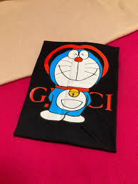 GUCCI×ドラえもんコラボTシャツ HIKAKIN お取上げ話題品 mens M woman XL