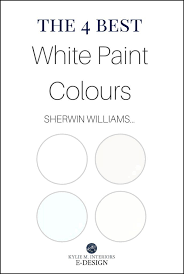 The 4 Best White Paint Colours Sherwin Williams Best White Paint Sherwin Williams White White Paint Colors Sherwin Williams