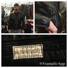This Wonderful Customer Came In To Our Booth Today To Show Is His 1948 Cal Leather Jacket That Was A Friends Grandfathers And W Leather Leather Jacket Jackets