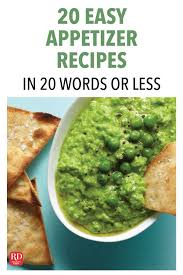 20 Easy Appetizer Recipes In 20 Words Or Less Easy Appetizer Recipes Appetizer Recipes Appetizers Easy