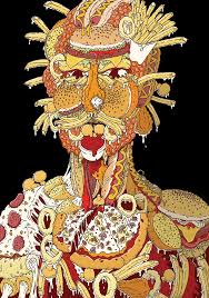 Andy Council Junkfood Arcimboldo Food Artists Food Art Food Art Painting