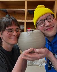 ✨🐸March First Friday🐸✨Local In-Laws Accidentally Make Art Show Phil  Huebschen and Erin Meade are technically not in-laws, but may as well be.  Beginning their ceramics work in early 2024, they've since skyrocketed