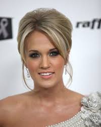 Carrie Underwood Updo Hairstyles 2012