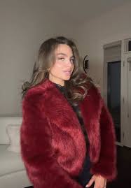 Red fur jackets this season > ♥️ #fyp #furjacket #outfit #fashion  #fashiontiktok #winterfashion