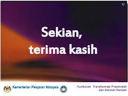 Surat siaran kpm bilangan 2 tahun 2012 penerimaan masuk murid prasekolah kementerian pelajaran malaysia. Kurikulum Transformasi Prasekolah Dan Sekolah Rendah 1 Bahagian