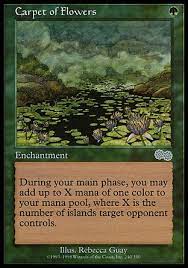 Carpet of flowers mtg ruling. Scd Carpet Of Flowers Commander Edh The Game Mtg Salvation Forums Mtg Salvation
