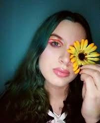 Sunset eyeshadow blend results