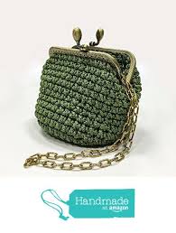 Bella Portamonete Verde Pochette Vintage Uncinetto Chiusura Clic Clac Da Italian Craft Handmade Https Www Am Pochette Vintage Portamonete Vintage Uncinetto