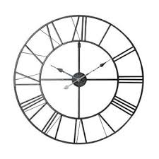 Horloge En Metal Noir D 80 Cm Factory Maison Du Monde Horloge Metal Horloge Horloge Deco