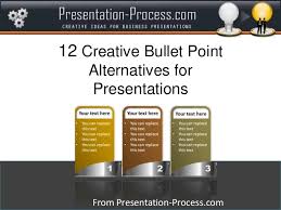 12 creative bullet point alternatives for presentations