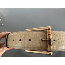Some of the options include beige, tan, brown, black, grey, blue, gold, and green. Leather Belt Gucci Beige Size 90 Cm In Leather 11570850