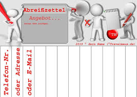 Vorlage word aushang mit abreisszettel dusiblog 6. Abreisszettel Urlaub Zum Mitnehmen Reisetagebuch Der Travelmause