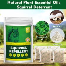 Amazon.com : Extra-Strength Squirrel Repellent, Peppermint Squirrel and  Chipmunk Repellent Outdoor for Bird Feeders Attic, Chipmunk Deterrent  Outdoor, Keep Rodents Out of Car Engines Garden (10 P) : Patio, Lawn &  Garden