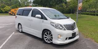 Kalau saya nak book 30 jam alphard berapa harga? Toyota Alphard 2 4 Very High Spec Cars Cars For Sale On Carousell