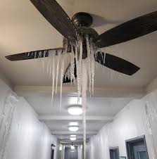 Attach a fan box to that. Icicles Hanging From A Ceiling Fan A Frosted Cactus Texas Is Frozen In Surreal Photos