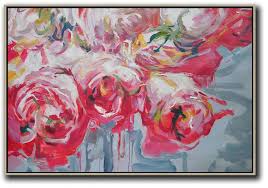 Two wall design patterns (free downloads) — guest did you see my guest bedroom before and after post? Horizontal Abstract Flower Painting Living Room Wall Art Large Living Room Decor T8h3 Big Canvas Art