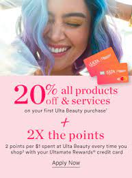 Offer is exclusive to ultamate rewards® credit card holders enrolled in the ultamate rewards® program. Ulta Credit Card Ulta Beauty