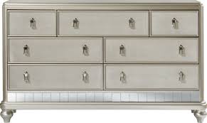 Exquisite frames metallic tone channels that hollywood regency flair you've been dreaming of. Sofia Vergara Paris Silver Dresser Rooms To Go