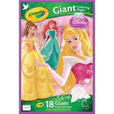 Crayola Disney Princess Coloring Pages Giant Coloring Pages 18 Count Walmart Com Disney Princess Colors Disney Princess Coloring Pages Princess Coloring