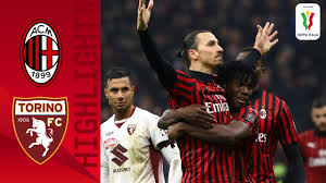 Milan 4 2 Torino Ibra Extra Time Goal Send Milan To Semifinals Quarter Final Coppa Italia Youtube