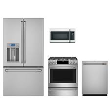 Gigapromo is the website to compare ge appliance bundle packages. Cafe 4 Piece Package With Counter Depth French Door Refrigerator Cye22tp2ms1cgs700p2ms1cvm517p2ms1cdt805p2ns1 Grand Appliance And Tv