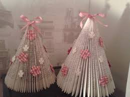 Book Folding Christmas Trees Book Folding Christmas Crafts Crafts